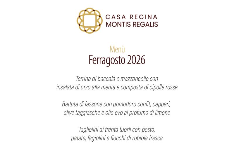 Menu di ferragosto